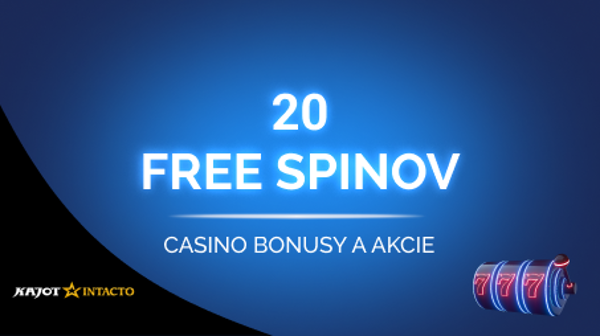 20 free spinov Kajot Intacto