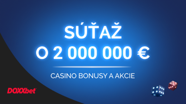 Súťaž o 2 milióny eur DOXXbet